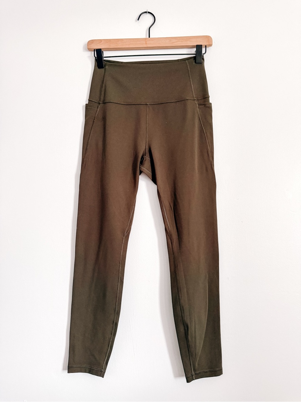 CRZ YOGA High Rise Green Pocket Leggings Size Small